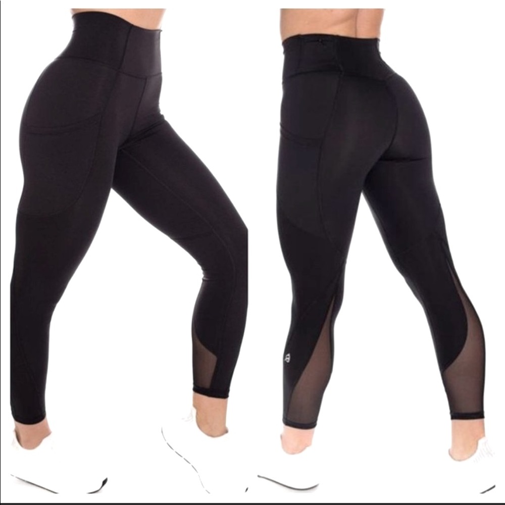 Crystal Driven for More Black Leggings w/pockets